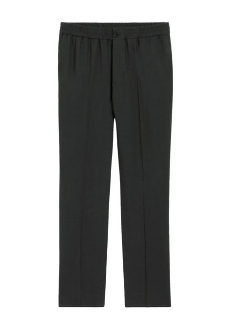 elasticated waist pant man anthracite grey AMI PARIS | HTR226.WV0066020